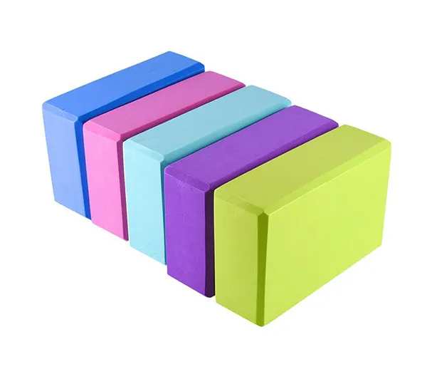 Yoga blocks help support stretching and balancing poses, improving balance and flexibility for fitness and body-shaping benefits.