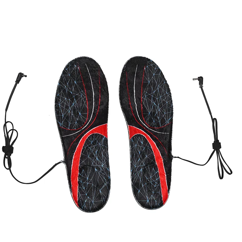 Rechargeable Heated Insoles,4 Temperature Settings,Washable Winter Foot Warmers 