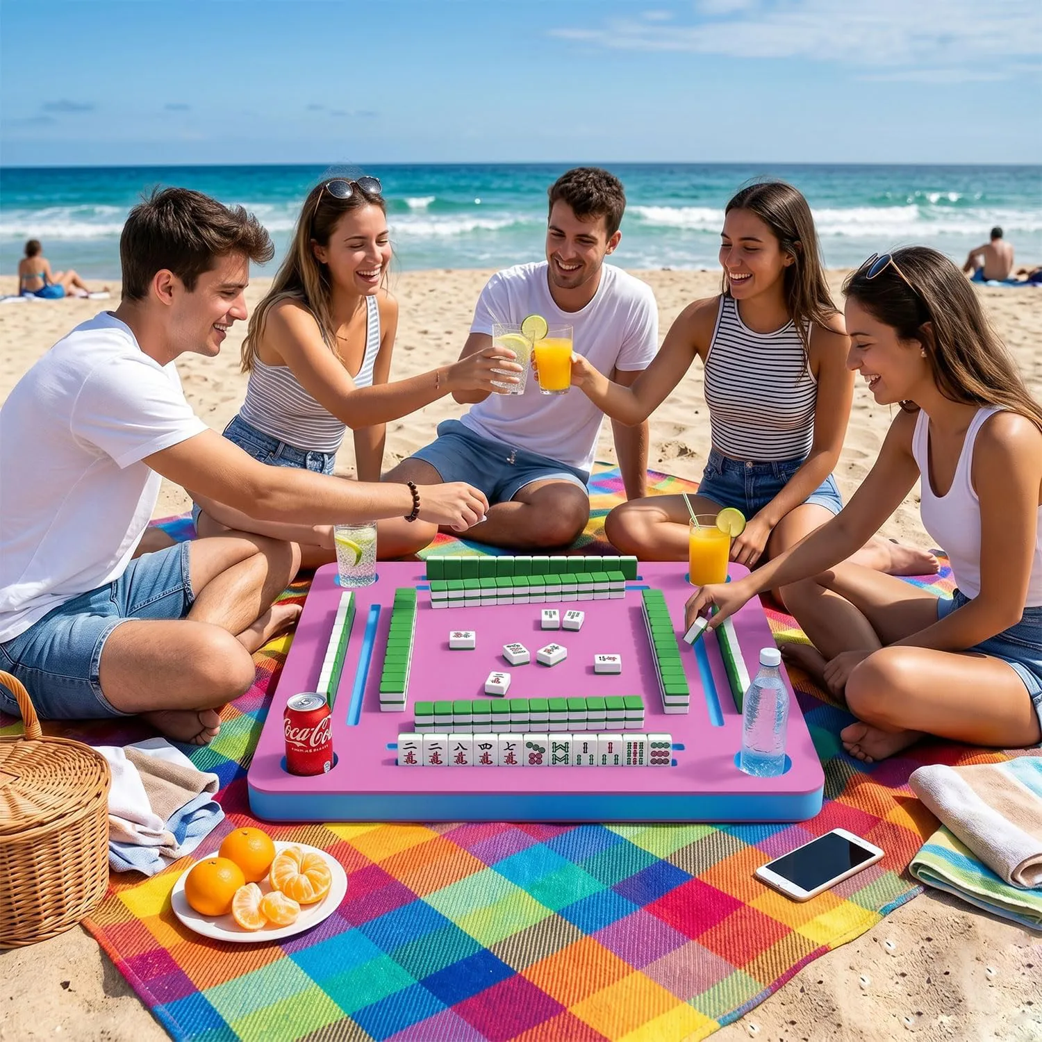 Floating Mahjong Table for Pool