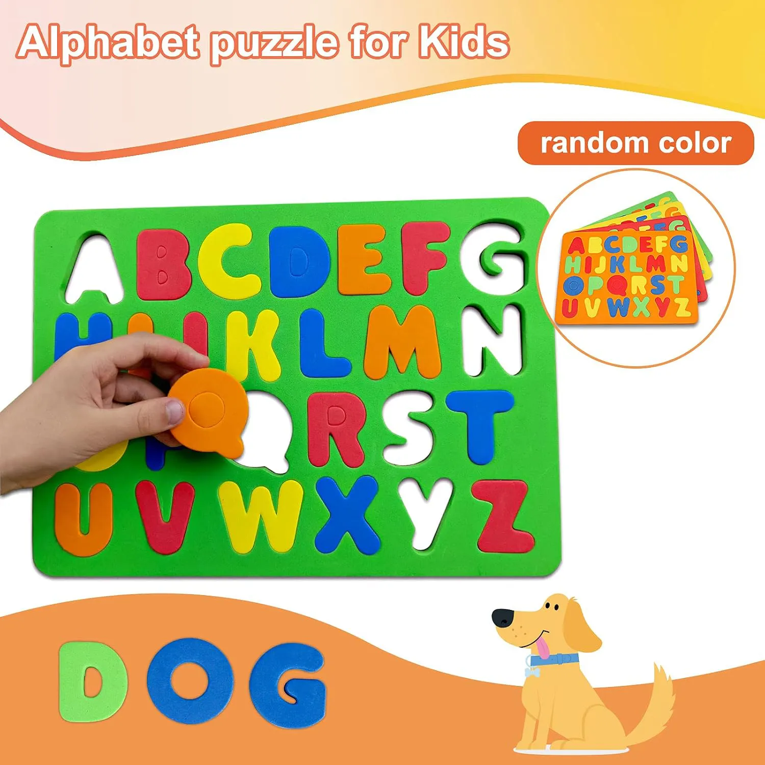 Magnetic Alphabet Puzzle for Toddlers