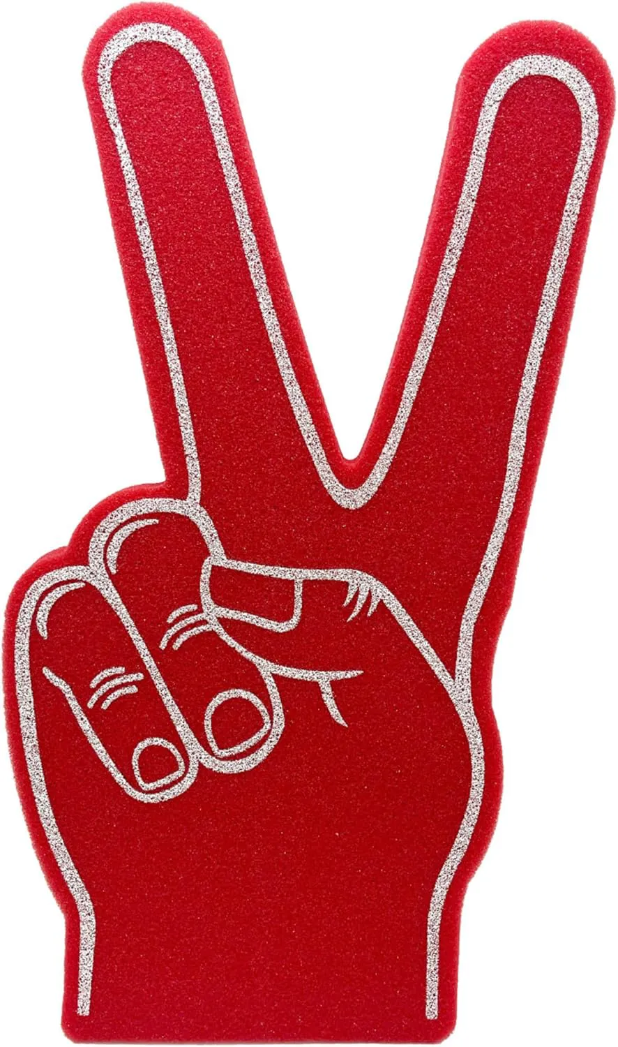 Sports Cheer Foam Hand (Red)