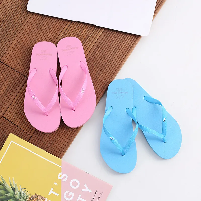 Solid Color EVA Flip Flops