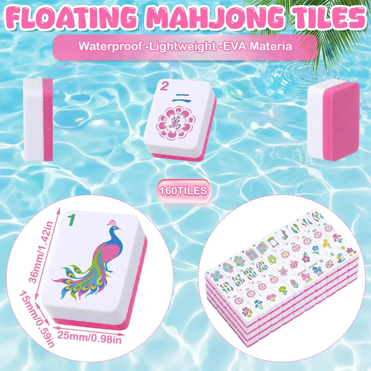 Floating American Mahjong Set