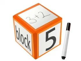EVA Dry-Erase Whiteboard Building Blocks