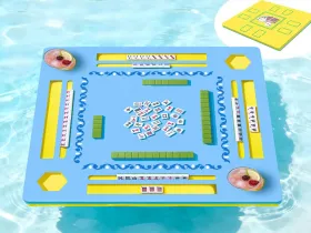 Floating Mahjong Table for Pool