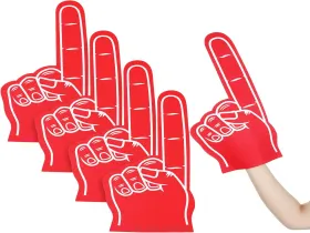 Sports Cheer Foam Hand (Red)